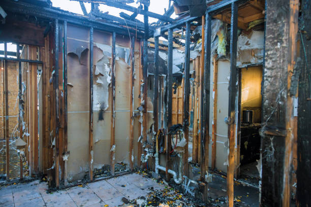 Professional Emergency Fire Cleanup technician working in Arlington, VA